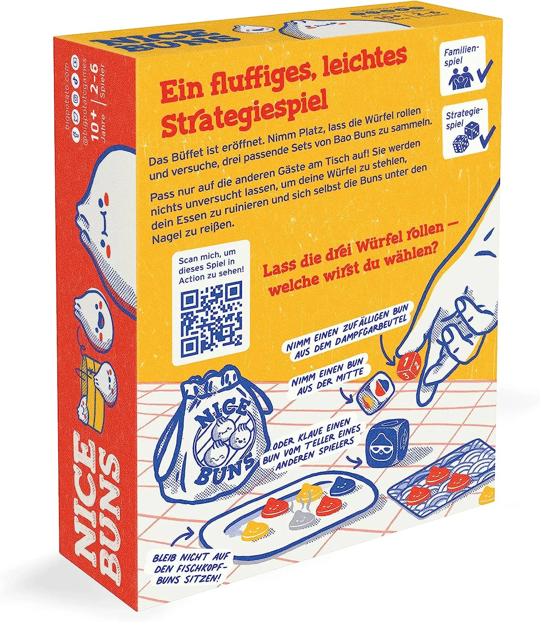 BIG POTATO GAMES „Nice Buns“ – Würfel- & Strategiespiel